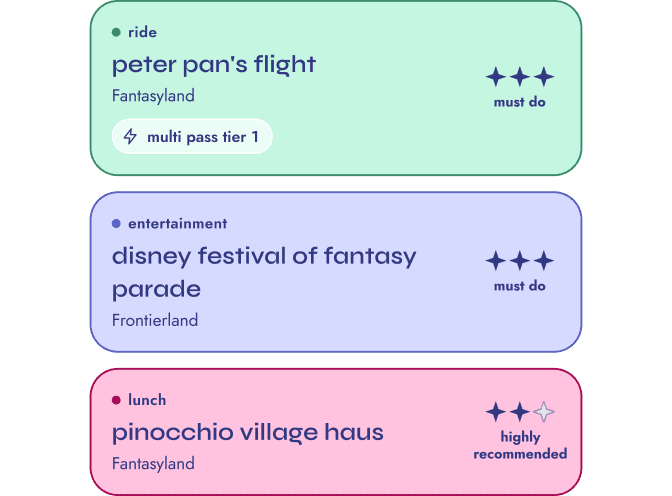 Laidback view: a ride, a parade and lunch, in no fixed order